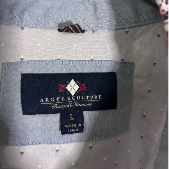 Russell Simons Argyle Culture Collection Sz L - Picture 4 of 5